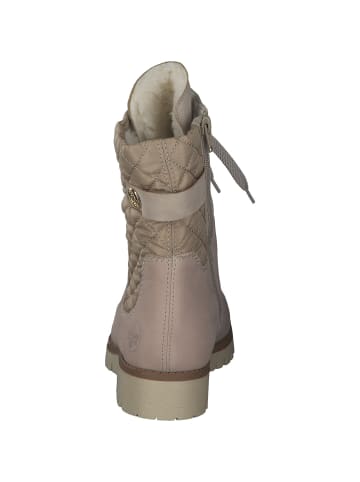 rieker Schnürstiefeletten in Cliff/Beige/Champignon