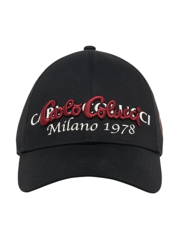 Carlo Colucci Baseball Cap DeZorzi in Schwarz