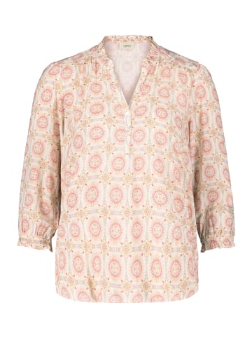 CARTOON Casual-Bluse mit Raffung in Cream/Rosé