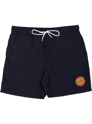 Santa Cruz Short "Classic Dot Swimshort" in Schwarz
