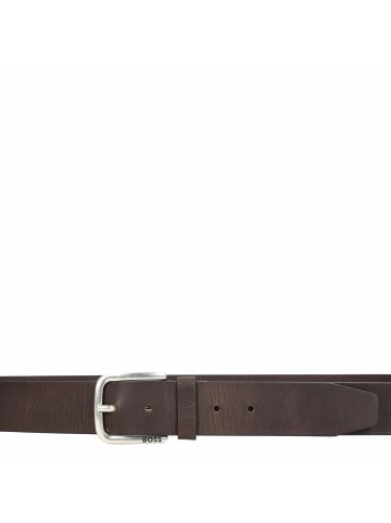 BOSS Janni Sz - Gürtel mit Dornschließe 4 cm in dark brown