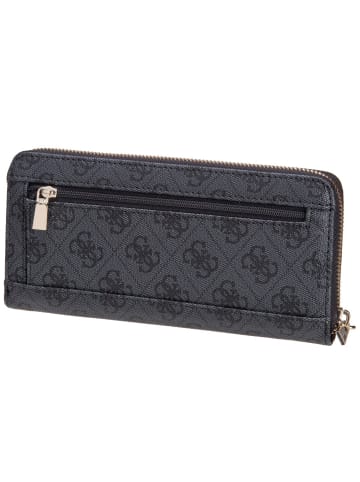 Guess Geldbörse Laurel II Slg Large Zip Around in Coal Logo