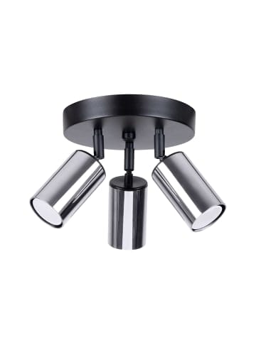 Nice Lamps Plafond SOLARA 3P schwarz/chrom H 13