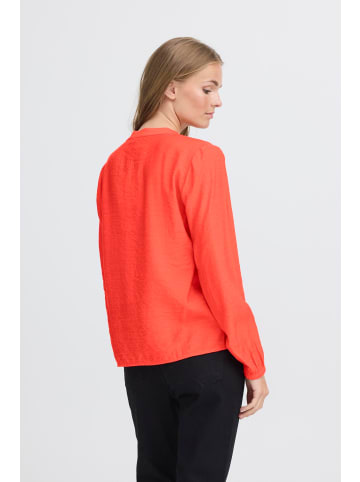 ICHI Langarmbluse IHSABELLA Regular fit in Mars Red
