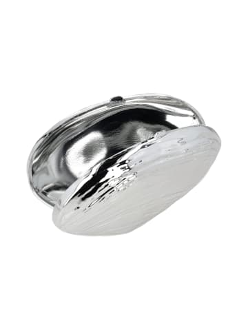 faina Women Clutch in Silver