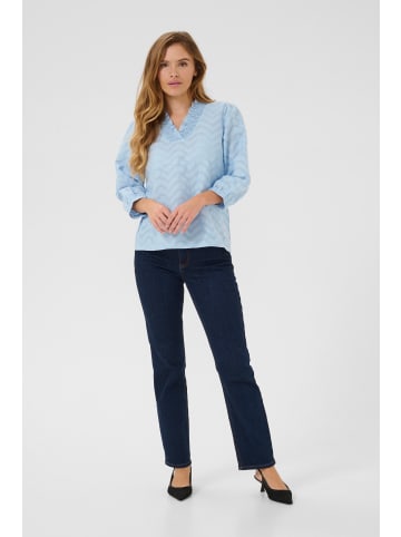 Kaffe Langarm-Bluse KAvictoria in Soft Chambray