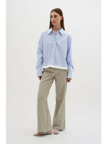 Karen By Simonsen Langarm - Hemd KBTessa Loose fit in Light Blue Stripe