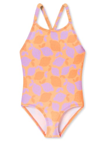Schiesser Badeanzug Aqua Kids in pfirsichorange