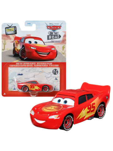 Disney Cars Fahrzeug Racing Style | Die Cast 1:55 Auto in Lightning McQueen Road Trip