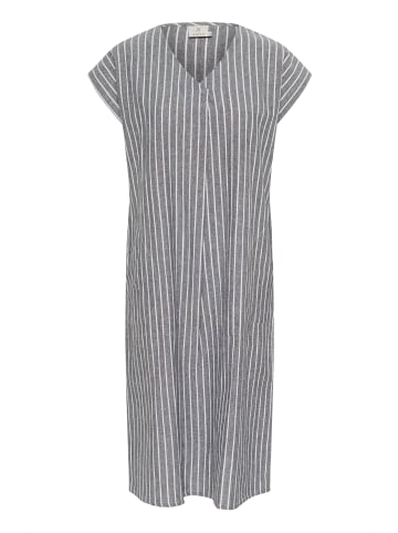 Kaffe Kleid BPmalena Casual fit in Black Melange/White Stripe