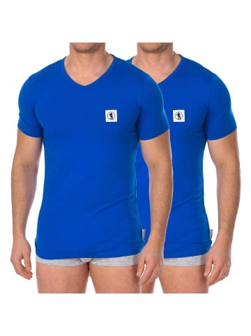 Bikkembergs 2er-Set: Unterhemd in Blue