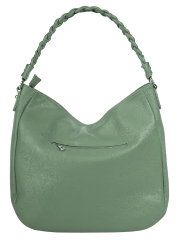 Samantha Look Handtasche echt Leder in mint