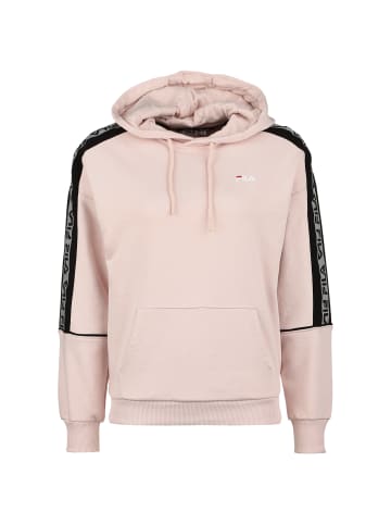 Fila Kapuzenpullover Bianco Reflective Taped in rosa / schwarz