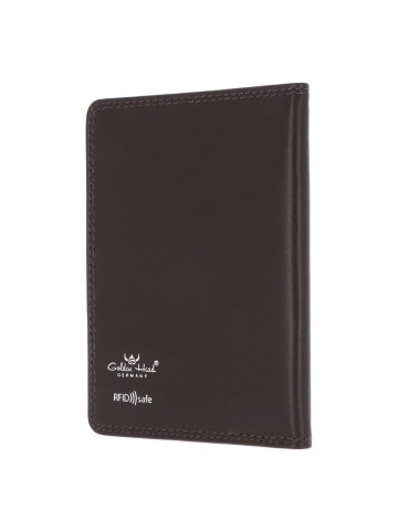 Golden Head Polo Ausweisetui RFID Leder 9 cm dunkelbraun
