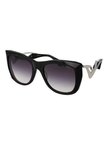 Dita Frauen Sonnenbrille Katzenauge Schwarz