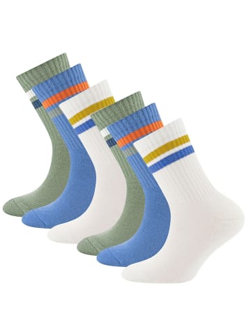 ewers 6er-Set Socken 6er Pack Ringel in blau