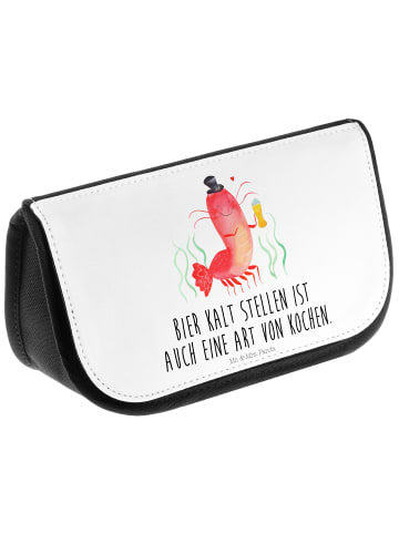 Mr. & Mrs. Panda Make-up-Täschchen Hummer Weizen mit Spruch in Weiß