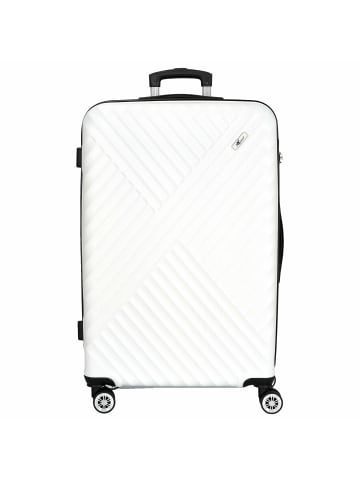 Paradise by CHECK.IN Kingston - 4-Rollen-Trolley 77 cm (lila) in weiÃŸ