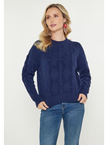VIRITA Women Sweater in Navy