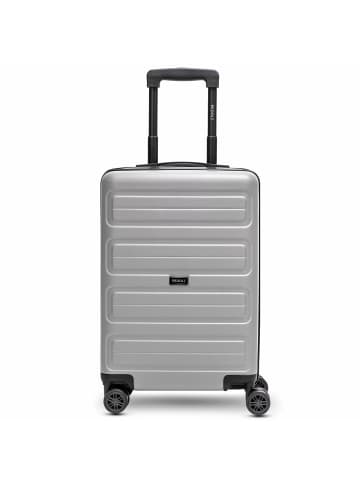 Redolz Essentials 08 CABIN 4 Rollen Kabinentrolley 55 cm in silver-colored 2