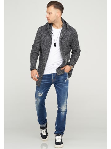 behype Strickjacke NELIAN in Anthrazit