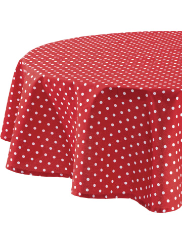 REDBEST Baumwolle Tischdecke Orlando in rot