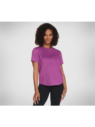 Skechers T-Shirts "GODRI SWIFT TEE" in Violett / Stockrose