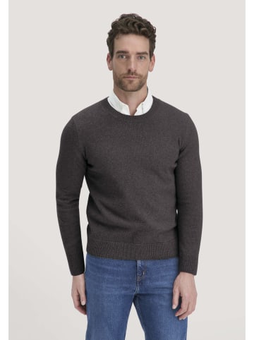 Hessnatur Strick Pullover in kaffeebraun