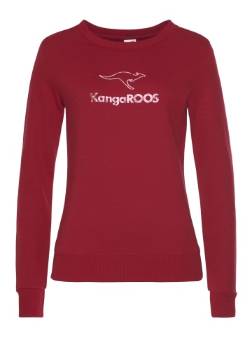 Kangaroos Sweatshirt in rot