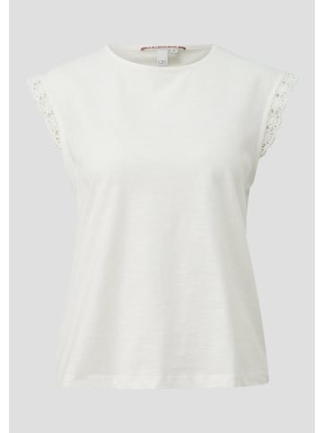 QS T-Shirt in 0200_creme