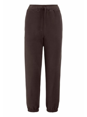 Hessnatur Hessnatur Sweathose Relaxed ACTIVE LIGHT aus Bio-Baumwolle mit recycelter Baumwolle in espresso