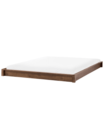 Beliani Doppelbett ANTRAS in Braun - (W) 191 x (H) 16 x (L) 212 cm