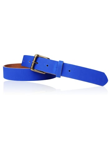 FRONHOFER Damengürtel Leder in Kobalt