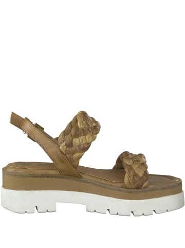 Marco Tozzi Plateau Sandaletten in Braun
