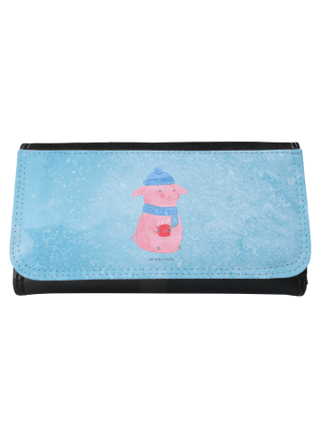 Mr. & Mrs. Panda Frauen Portemonnaie Schwein Glühwein ohne Spruch in Eisblau