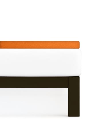 Traumschlaf Spannbettlaken Flausch Frottee in orange