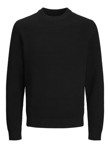 Jack & Jones Pullover 'EATON KNIT' in schwarz