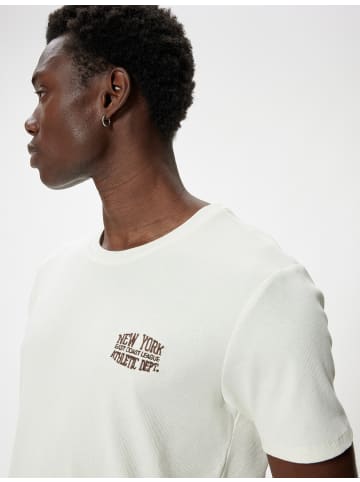 KOTON T-shirt in Weiß