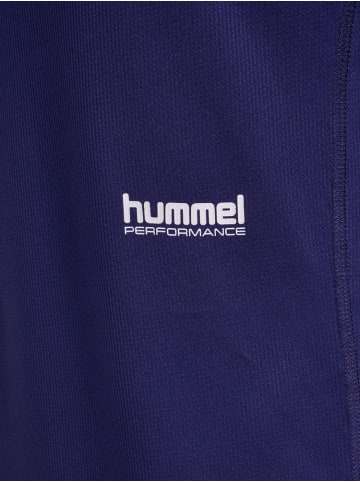Hummel T-Shirt "Pulse Workout T-Shirt S/S" in Blau