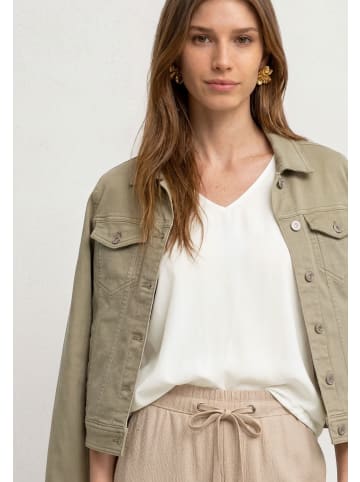 Street One V-neck Blouse w overlap in Off White