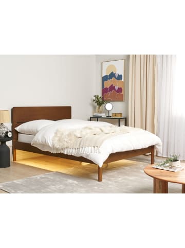 Beliani Doppelbett BOISSET in Braun - (W) 145 x (H) 101 x (L) 205 cm