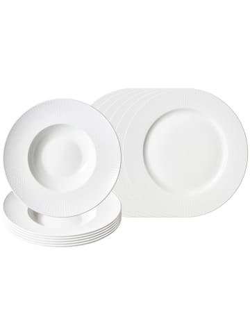 Ritzenhoff & Breker 12er Set Pizza- und Pasta-Set Saphir in weiß