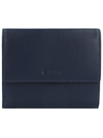 Esquire Viktoria Geldbörse RFID Leder 12 cm in navy