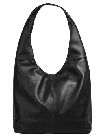 piké Shopper echt Leder in schwarz