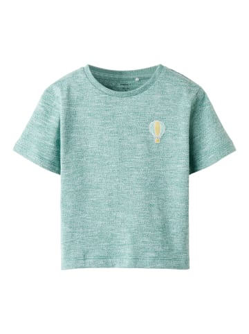 name it T-Shirt NMMFREDERY S/S NREG TOP in deep jungle