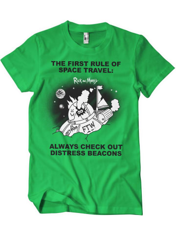 Rick and Morty T-Shirt in Grün
