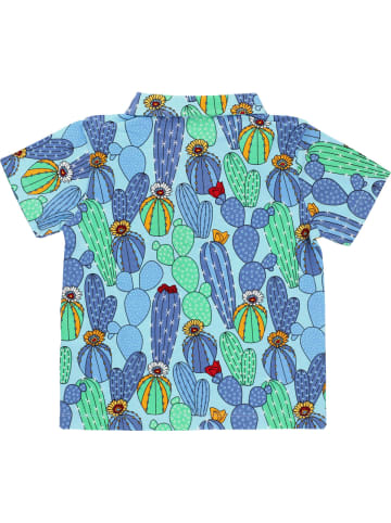Villervalla T-shirts Kaktus in blau