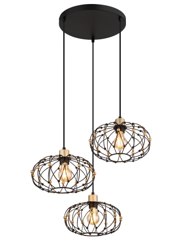 Globo lighting Hängeleuchte "GREYS" in black