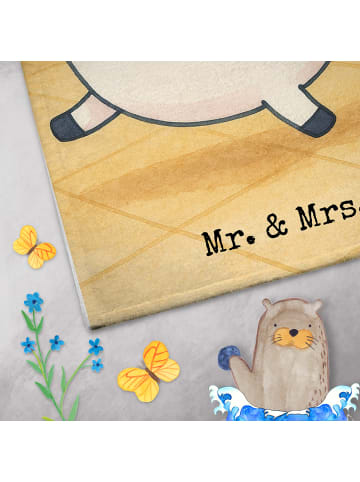 Mr. & Mrs. Panda Gästehandtücher Einhorn Koffer Design ohne Spruch in Weiß