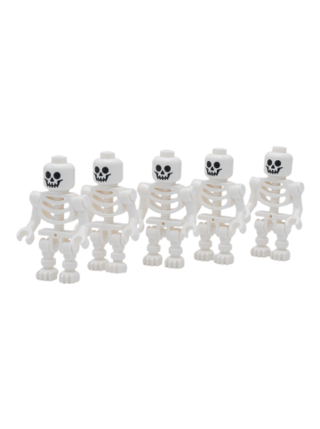 LEGO Skelette Skeleton Teile - ab 3 Jahren in white